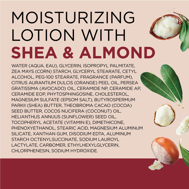Dr Teal's Body Lotion, Shea Butter & Almond, 18 fl