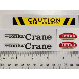 Tonka Mighty Tonka Crane Sticker Set 1960s