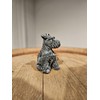 Generisch Schnauzer Dog Figurine Decoration in Grey, Home Decoration, Dog