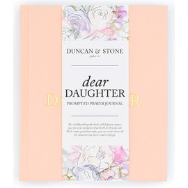 Dear Daughter: A Prompted Prayer Journal & Childhood Keepsake Baby Memory Book - Pink