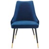 Modway Adorn Tufted Performance Velvet Dining Side Chair, Navy