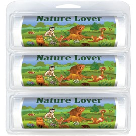 Premium Travel-Size | Eco-Friendly & Biodegradable | Toilet Paper Rolls | Convenient Plastic Dispenser | Camping, Hiking & Outdoors (3-Pack) (202 Nature Lover)