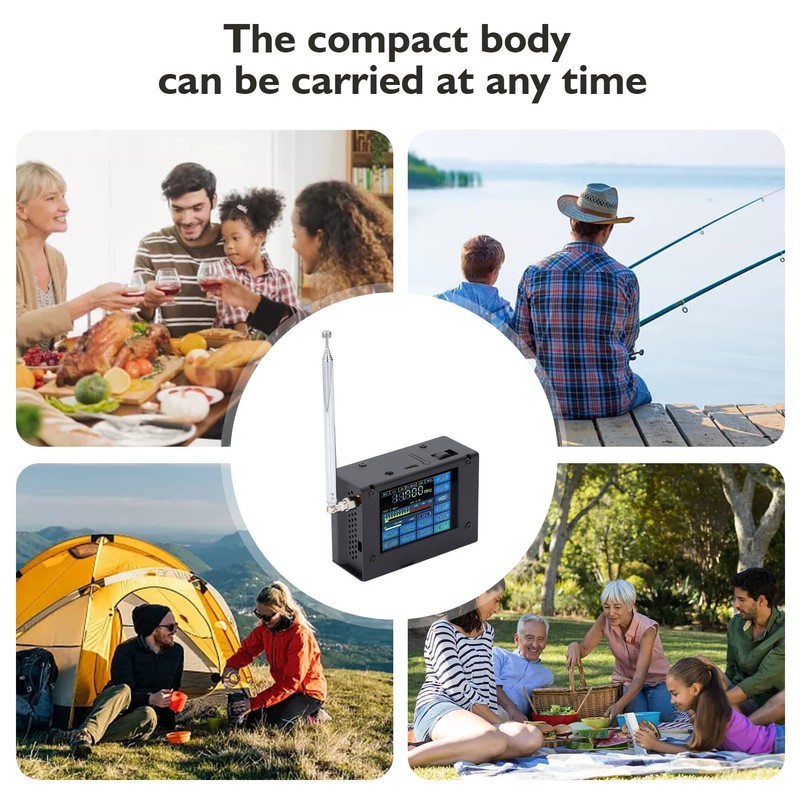 Full Band Receiver Portable Digital All Frequency FM AM MW