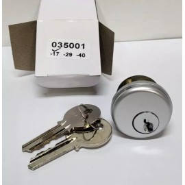 Kawneer 035001-17 15/16 Mortise Cylinder .800 Cam Key Differently, Aluminum