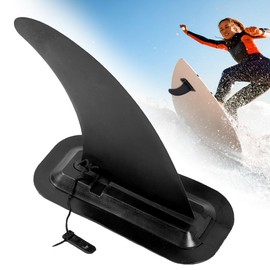 Riisoyu Sup Fin, Removable Universal Surfboard Fin with 2 Accessories, 9 Inch Removable Centre Fin Safe Reinforced Surfboard Fins for Stand Up Paddle Board Longboard Surfboard