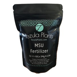 Orchid Fertilizer (MSU) 1/2lb Bag K-Lite (12-1-1-10Ca-3Mg). Excellent for Orchids & Houseplants - Urea Free (Greencare)