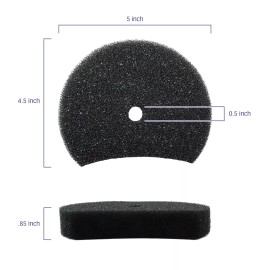 PET STANDARD Replacement Filter Compatible with SHELANDY Pet Dryer, Pack Of 6