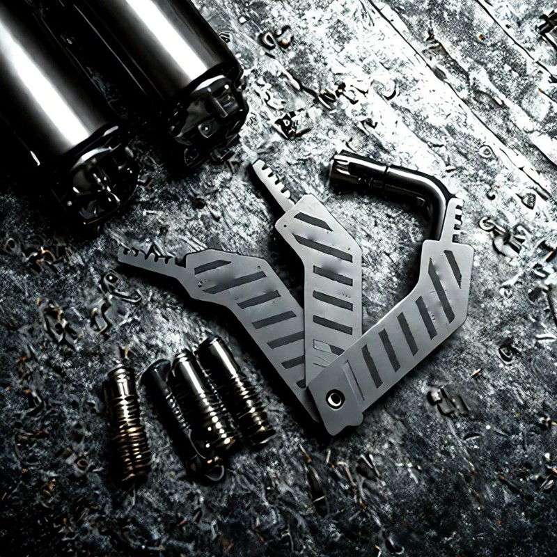 Fokmuaex Stainless Steel Comb Lock 3-in-1 Tool Set Portable car