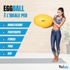 PEZZI Eggball Original Exercise Ball Pezziball Therapy Roll 65 cm