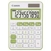 Canon LS-105WUC-GR Colorful Calculator, 10 Digits, Mini Tabletop Size, W