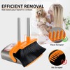 2-Pack is More economical,Upgraded Broom and Dustpan,with 52" Long Handle,