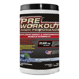 Preentreno FNT Gold Line 600g Blueberry  Pre-Workout Supplement, 600g                                                                                 