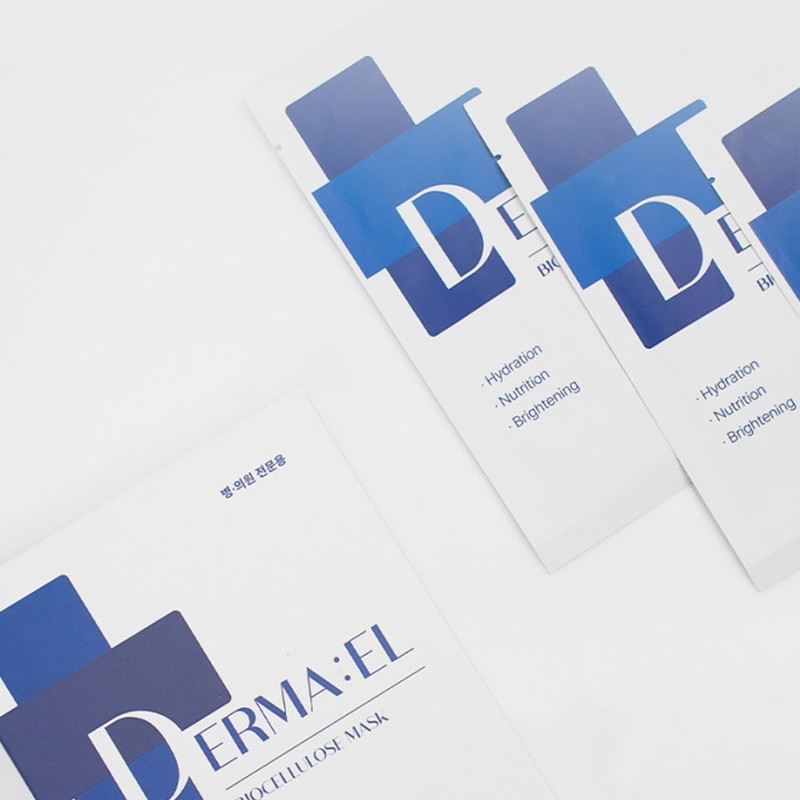 Dermael Bio Cellulose Mask Pack 1 Box 30ml 5 Sheets