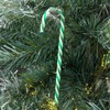 TRIXES Green and White Candy Cane Ornaments – 6 PCS
