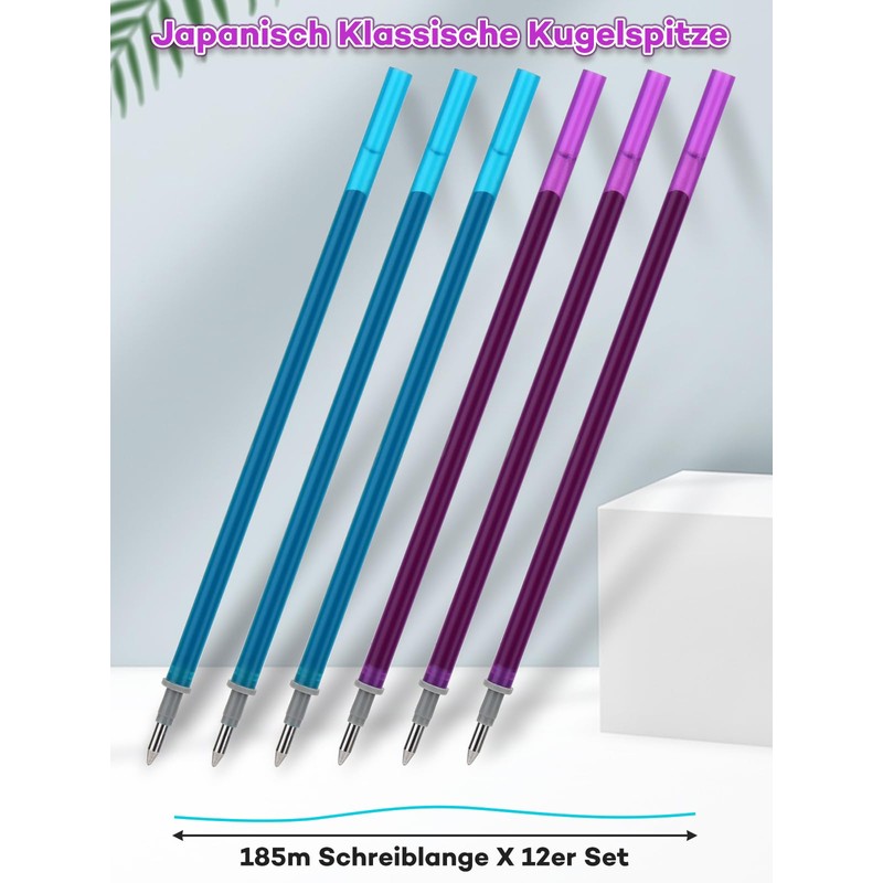 DealKits Pack of 6 Erasable Refills - Compatible with Legami