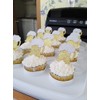 24 PCS Gold Glitter Beer Mug Cupcake Toppers Food Cake