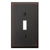 Amerelle 68TDB Manhattan 1 Toggle Wallplate, Aged Bronze