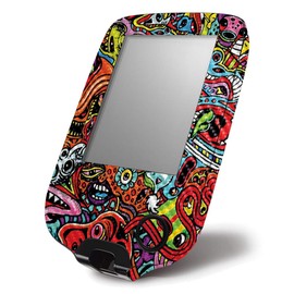 MightySkins Carbon Fiber Skin for Abbott Freestyle Libre 1 & 2 - Acid Trippy | Protective, Durable Textured Carbon Fiber Finish | Easy to Apply, Remove, and Change Styles | Made in The USA