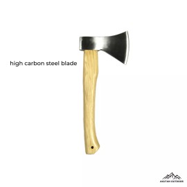 Akutan Outdoor Carbon Steel Camping Hatchet with Sheath - BRAND NEW