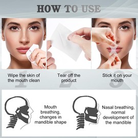 30 Pcs Tape for Sleeping - Gentle Transparent Tape,Micropore Tape for Sleeping