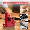 3D Mitre Angle, 3D Carpenter's Angle Measuring Tools, 22.5-90° Combination