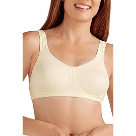 Amoena Women's Mona Molded Wire-Free Bra, Champagne, 38D