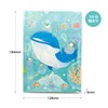 Close-pin Mano Yoshida Notebook, 2025 B6, Monthly Whale and Penguin