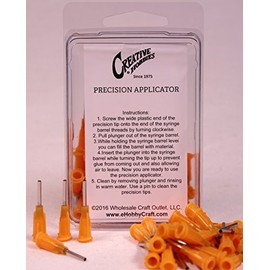 Creative Hobbies® 15 Gauge 0.5 Inch, Precision Applicator Dispenser Needle, Stainless Steel Blunt Tip, 50 Pieces in Storage Pack