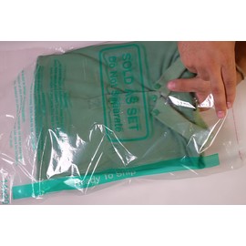 Papapack 12x15 (1000 Count) Clear Poly Bags with Suffocation Warning Self Seal Bag for Packaging Clothes, Shirts & More 0.9 Mil Strong Polyethylene