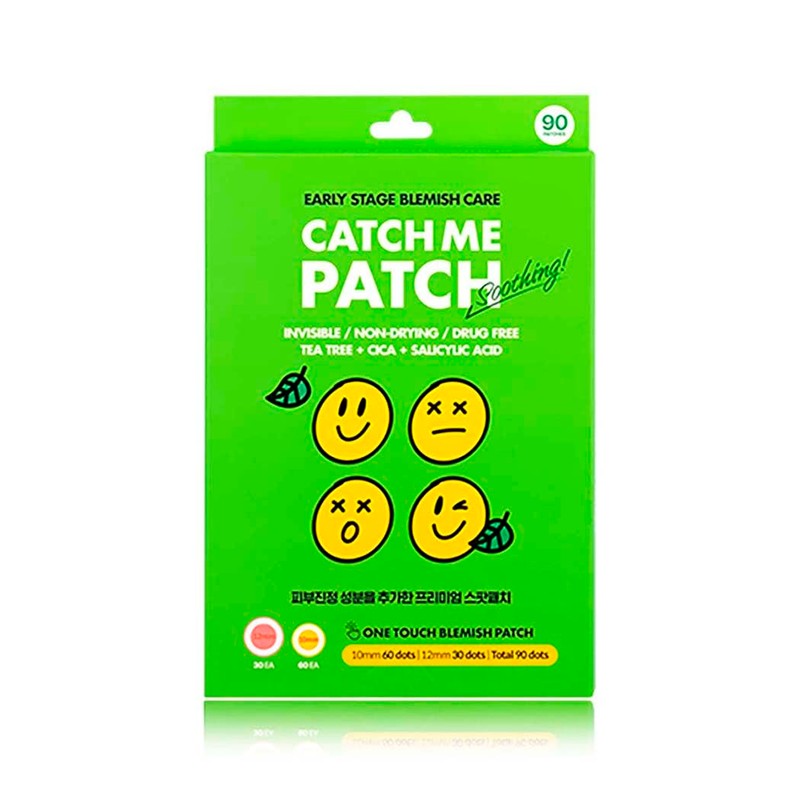 Parche Anti acné - Toque Calmante Invisible 90 piezas