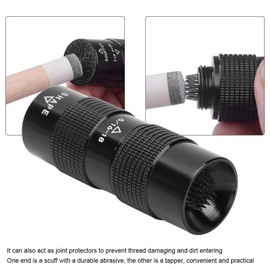 Billiard Cue Tip Tool Aluminum 4-in-1 Pool Cue Accessory Snooker Stick Shaper Scuffer Repair Tool Cosmetic Supplies