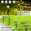 GIGALUMI 8 Pack Solar Pathway Lights, Solar Garden Lights Outdoor