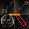 8 Pieces Stainless Steel Spider Strainer Spoon Small Wire Skimmer