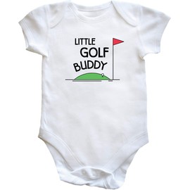 Hippowarehouse Little Golf Buddy baby vest bodysuit (short sleeve) boys girls