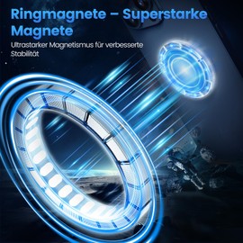 homeasy Magnetic Phone Holder Black