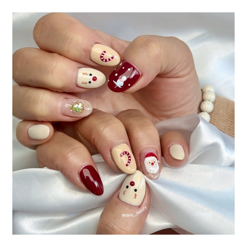 Dara Beauty 2024 December Art of the MonthRudolph Nail❣ -