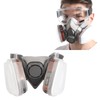 Reusable Half Face Cover Half Facepieces Cover with Safety Glasses