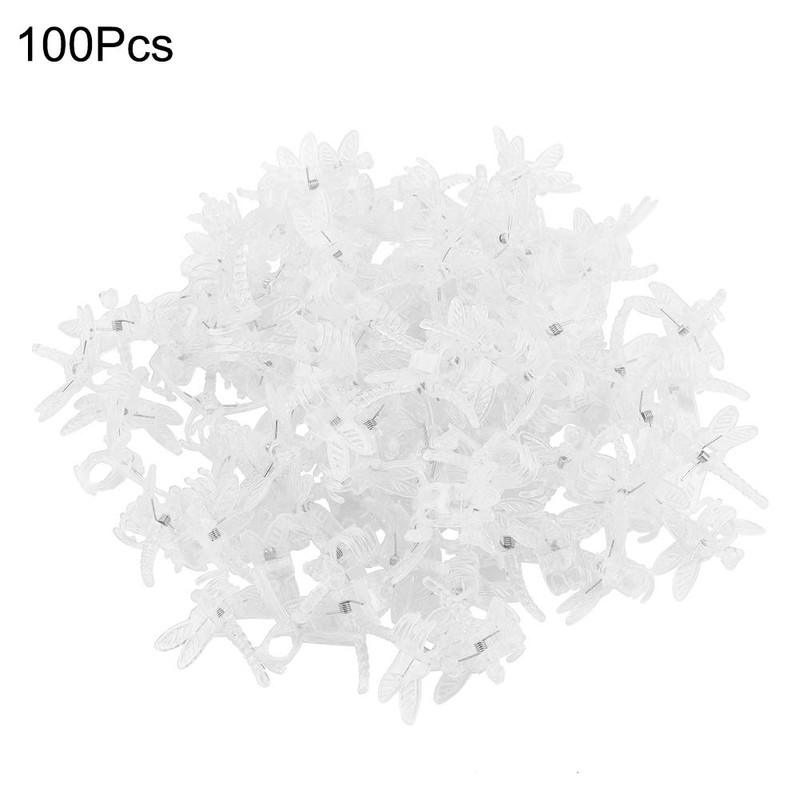 Haofy 100PCS Plant Support Orchid Clips Vine Plant Clips, Garden