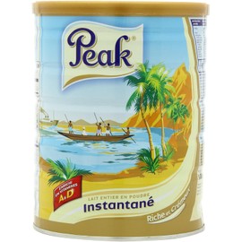 Peak Whole Milk Powder, 2 Pound (900g) Can - European Milk from Holland, rBST Free, Full Rich Flavor, Dissolves Instantly, Long Shelf Life, Premium Full Fat Quality