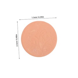 Vaguelly 4pcs Reusable Terracotta Brown Sugar Keeper Disc Moisture Retaining Brown Sugar Softener for Food Storage Containers Fit for Maintaining Freshness and Preventing Clumping