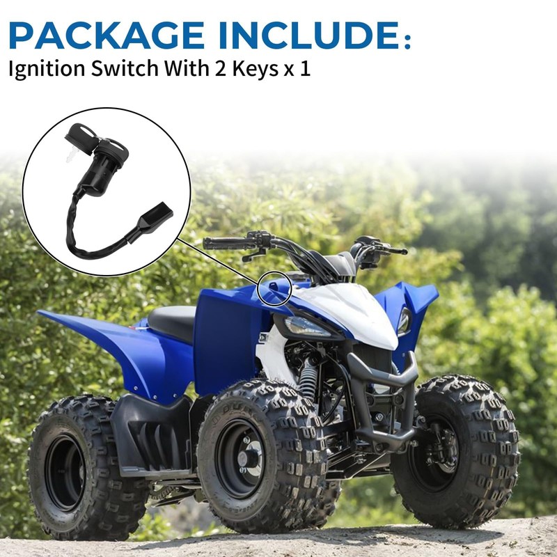 M MATI Ignition Key Switch Main Switch for Yamaha YFZ50