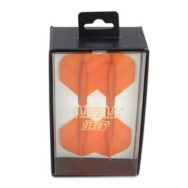 CUESOUL TERO+ AK4P Dart Flights, Double Direction Telescope and Rotating Dart Flights System (Orange)