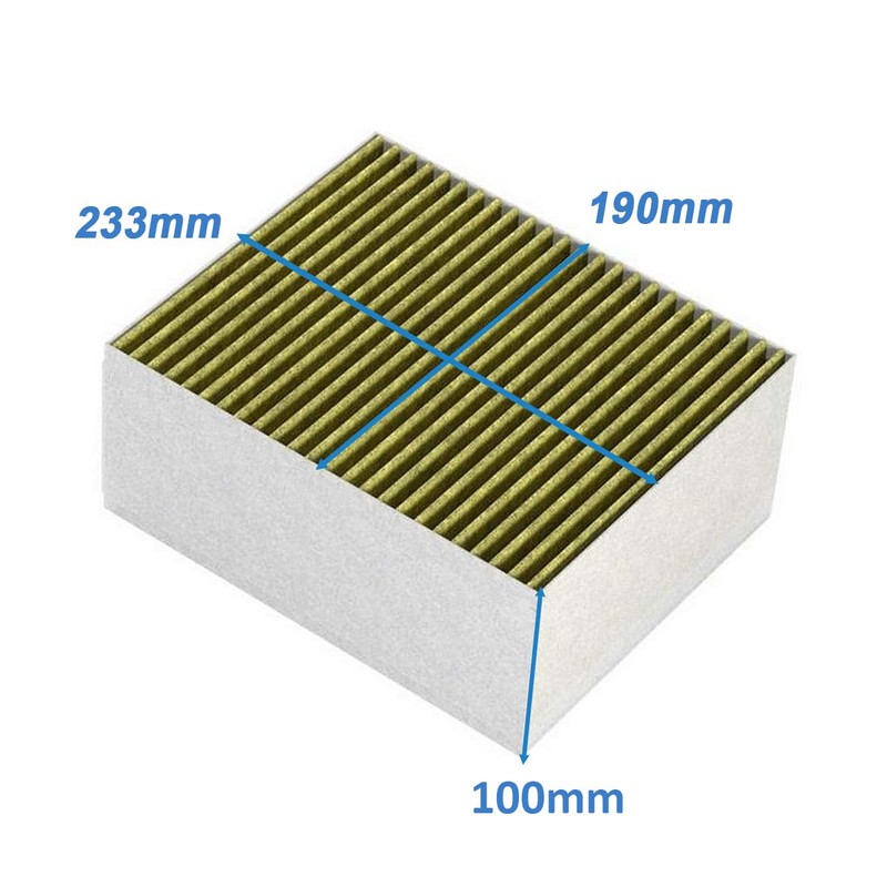 EVAYP Activated Carbon Filter Clean Air Compatible with 17004083, Bosch