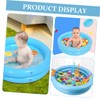 YARNOW 2 Sets Inflatable Baby Pool Small Round Boys and