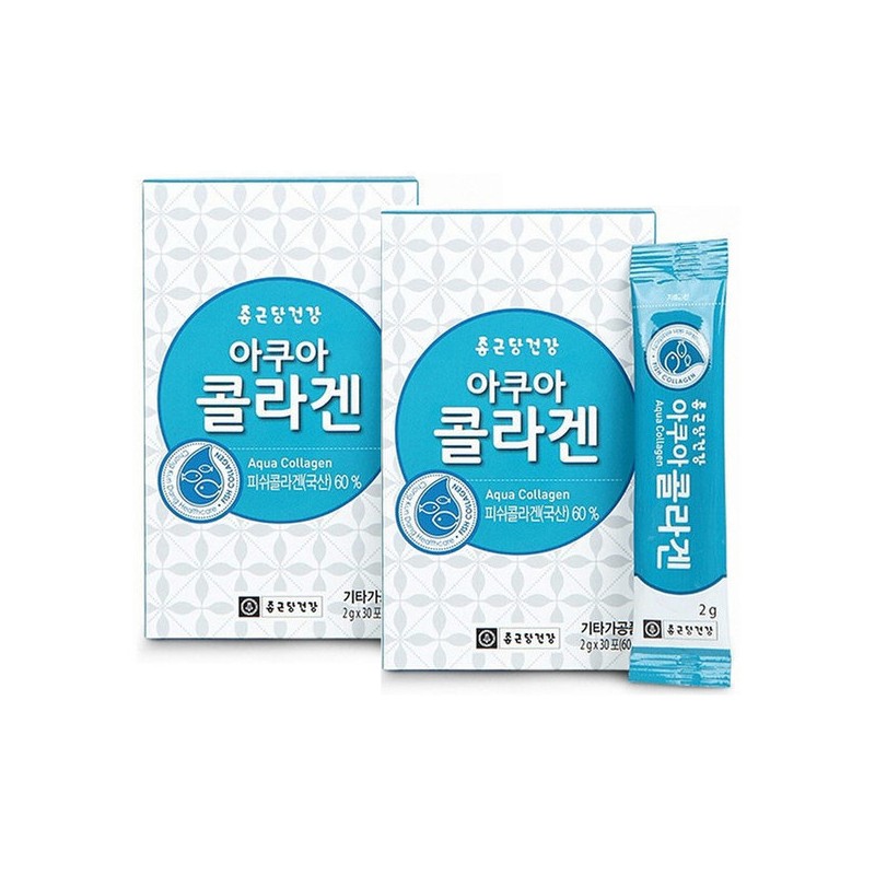 Chong Kun Dang Health Aqua Collagen 2000mg 2gx60 sachets 1