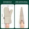 Beneno Kitchen Oven Mitts 2-Pack Heat Resistant to 500°F with