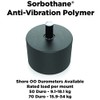 Isolate It!: Sorbothane Male/Female Vibration Stud Mount - 1/4-20 -