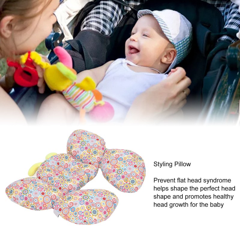 Infant Head Neck Support Pillows Comfortable Stable Stroller Safety Pillow