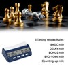 MOSTRUST Digital Chess Clock Timer, 5-in-1 Multifunction Portable Competition Specific