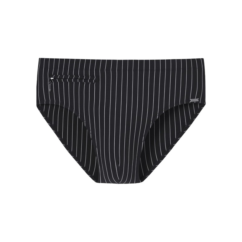 Schiesser Men's Briefs Comfort Swimming Trunks, black